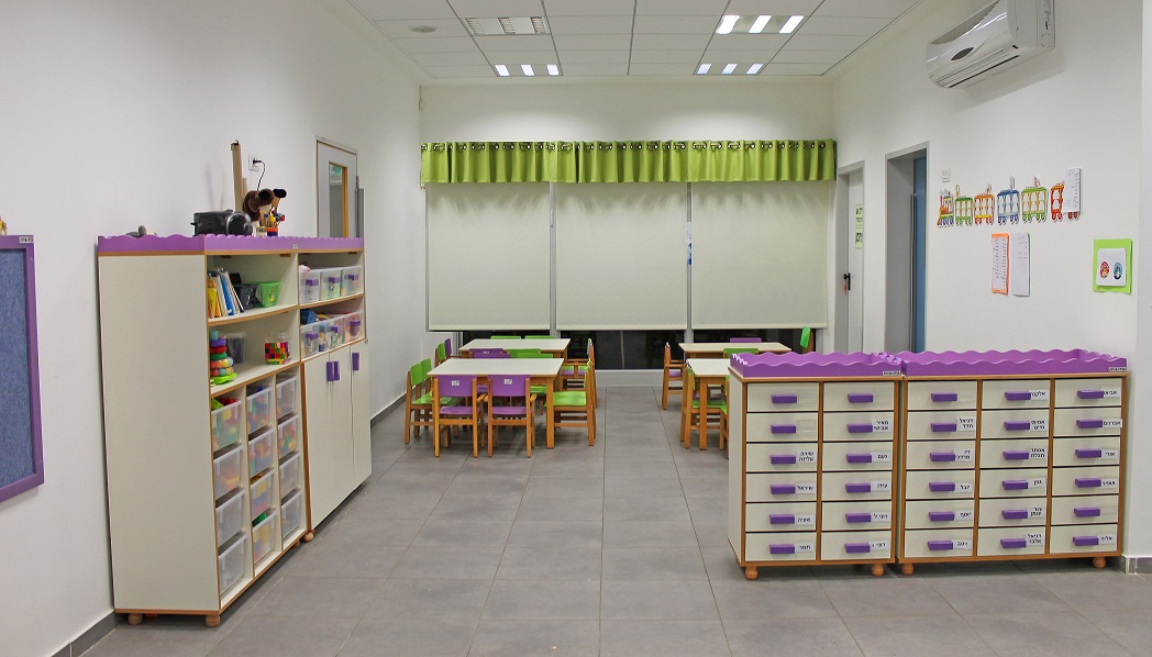 עיצוב כיתת מעון בשילוב צבעים